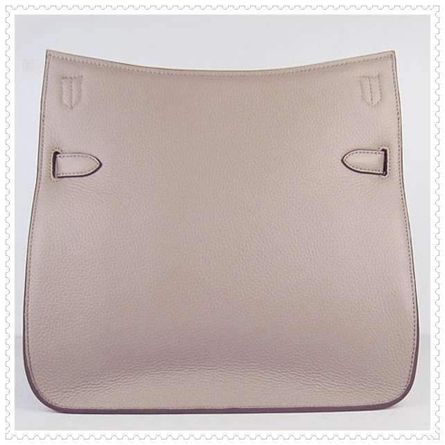 Hermes Jypsiere shoulder bag beige with silver hardware